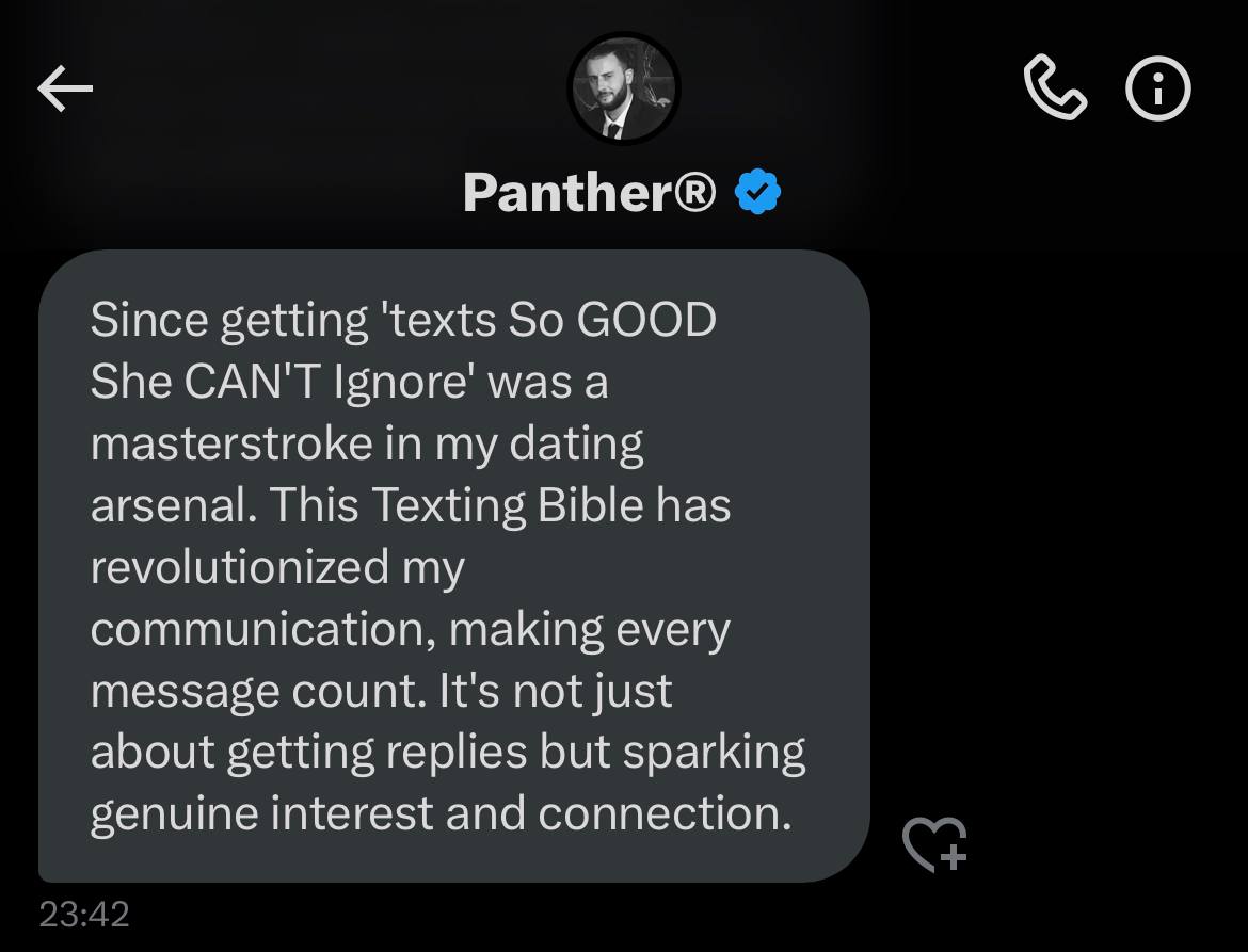 Customer testimonial