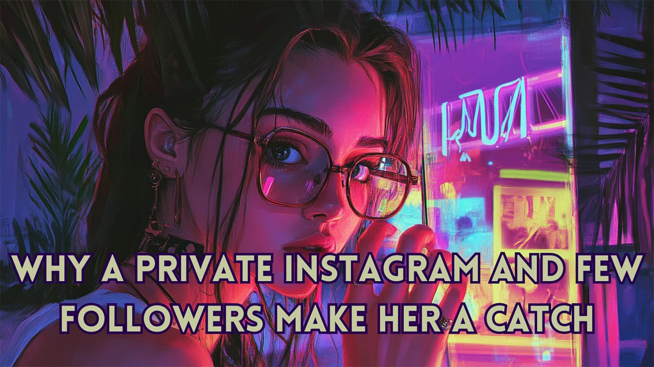 Why a Private Instagram and Few Followers Make Her a Catch