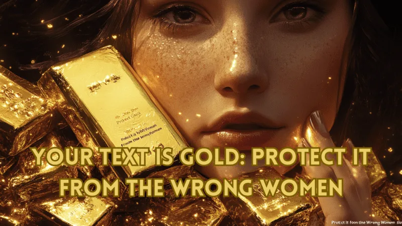 Your Text Is Gold: Stop Texting The Wrong Women