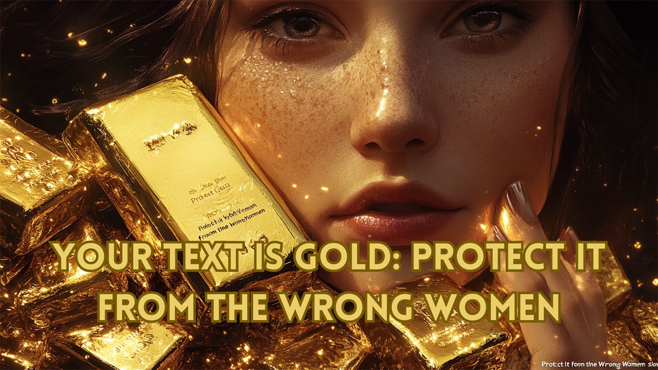 Your Text Is Gold: Protect It from the Wrong Women