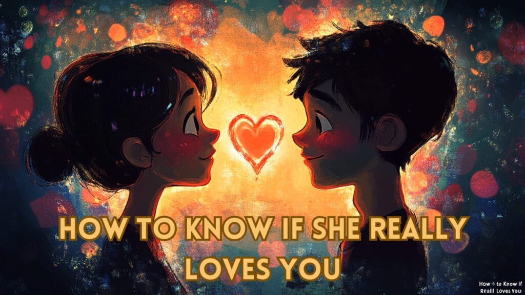 how to know if she really loves you