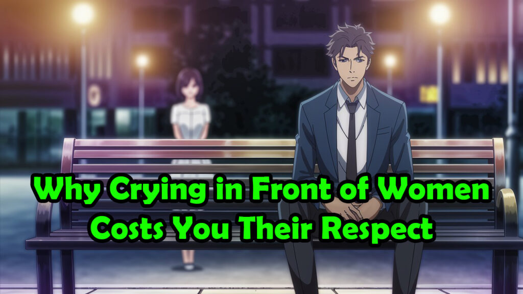 why crying in front of women costs you their respect