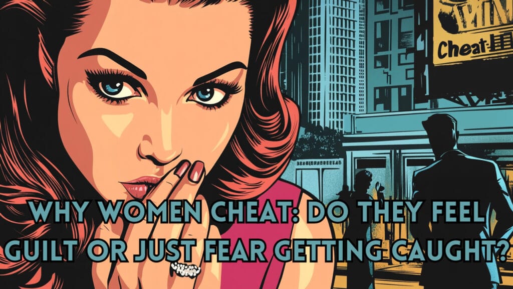 why women cheat do they feel guilt or just fear getting caught
